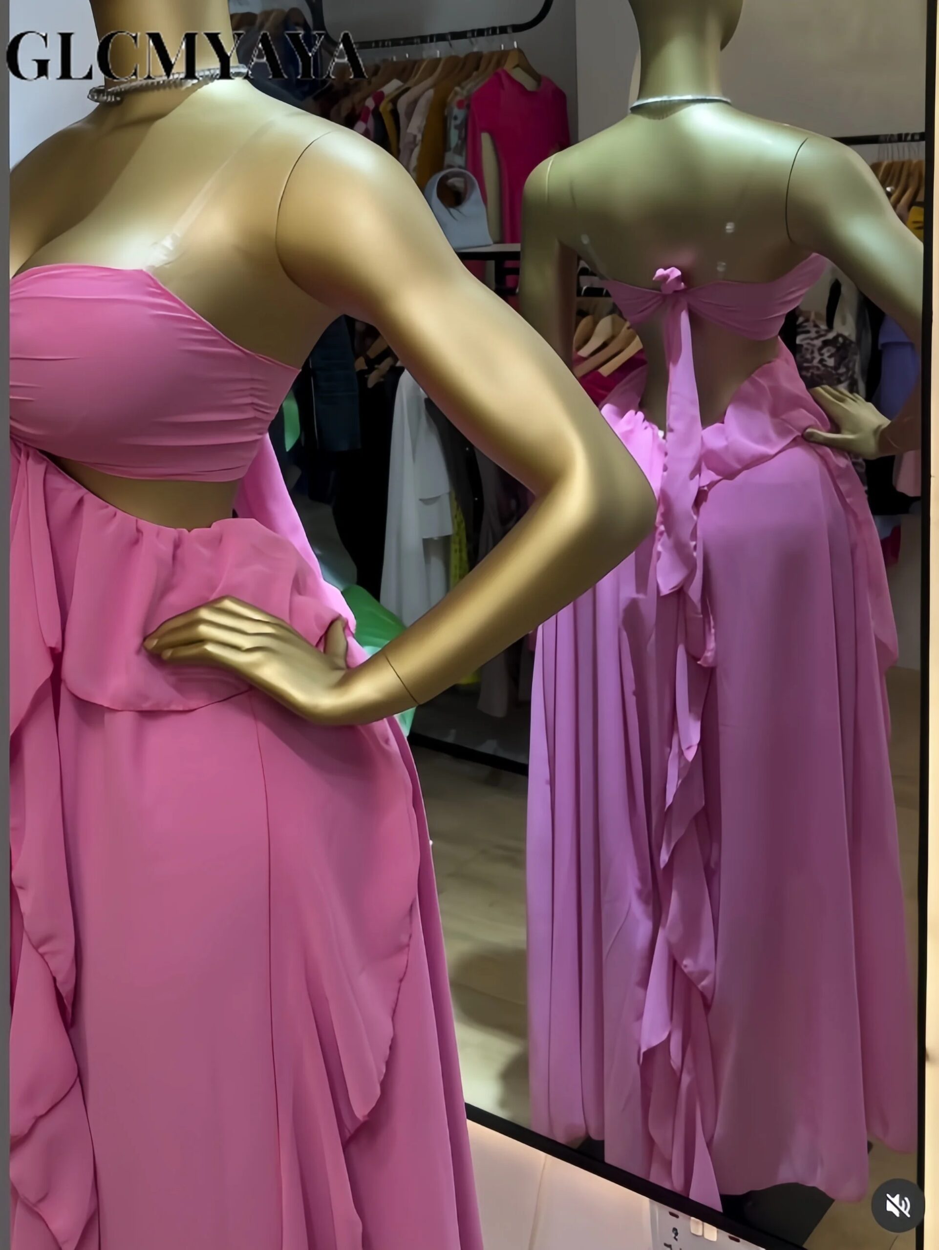 CM.YAYA Women Sweet Collar Floral Applique Ruffles A-line Bow Backless Maxi Dress Parties Education Beach Long Dresses Vestidos