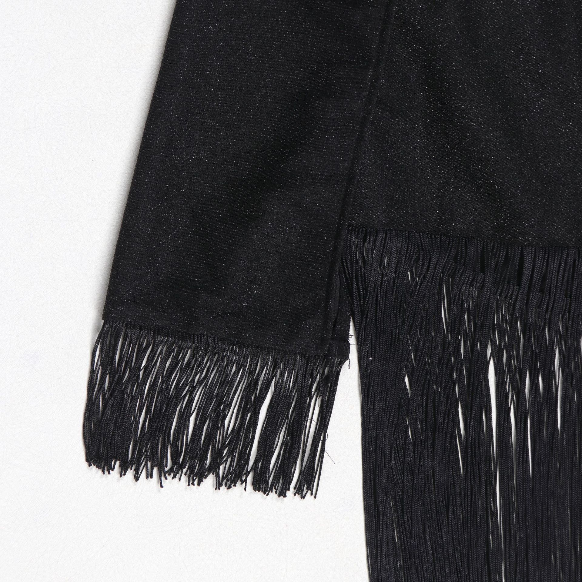 CM.YAYA Women One Shoulder Tassel Sleeveless Long Dress Diagonal Collar Summer Street Evening Sexy Night Party Dresses Vestidos