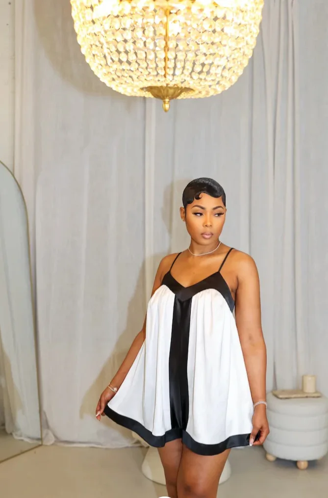 CM.YAYA Women Sleeveless Strap Satin Loose Mini Dress 2025 Summer Beach Holiday Evening Night Party Vestidos Sexy Dresses