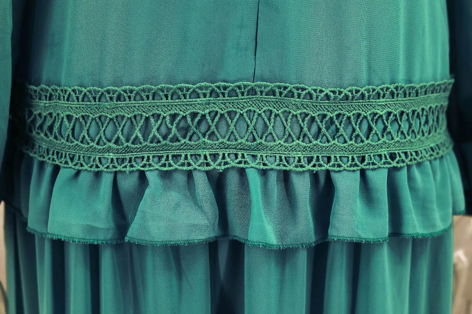 CM.YAYA Women V-neck Full Sleeve Ruffles Lace Long Maxi Dress 2025 Spring Beach Holiday Party Sexy Street Vestidos Sexy Dresses