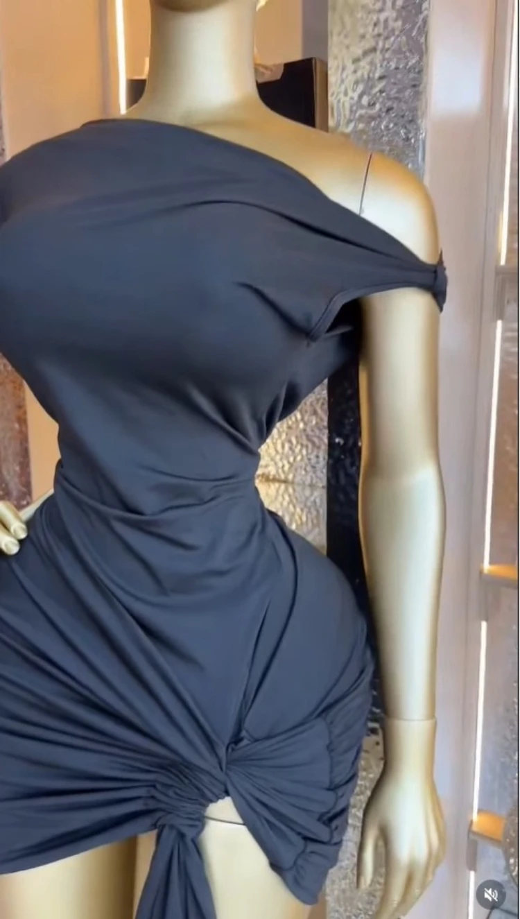 CM.YAYA Women's Knot Side Stacked Ruched One Short Sleeve Midi Mini Formal Dress 2026 Education Party Cocktail Night Out Dresses CM.YAYA Women's Knot Side Stacked Ruched One Short Sleeve Midi Mini Formal Dress 2026 Education Party Cocktail Night Out Dresses