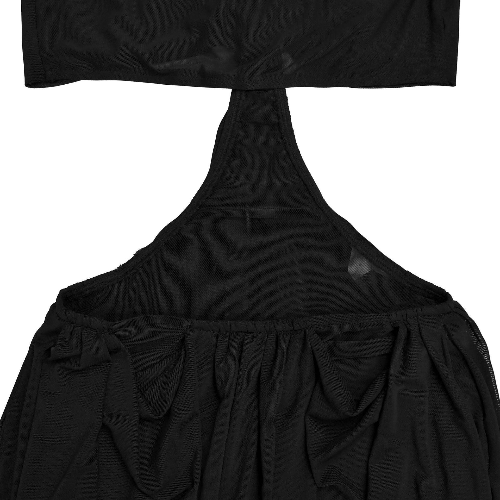 GLCMYAYA Women Off Shoulder Strap Short Sleeve Cutout Ruched Stacked Maxi Long Dress 2025 Summer Vacation Holiday Party Dresses