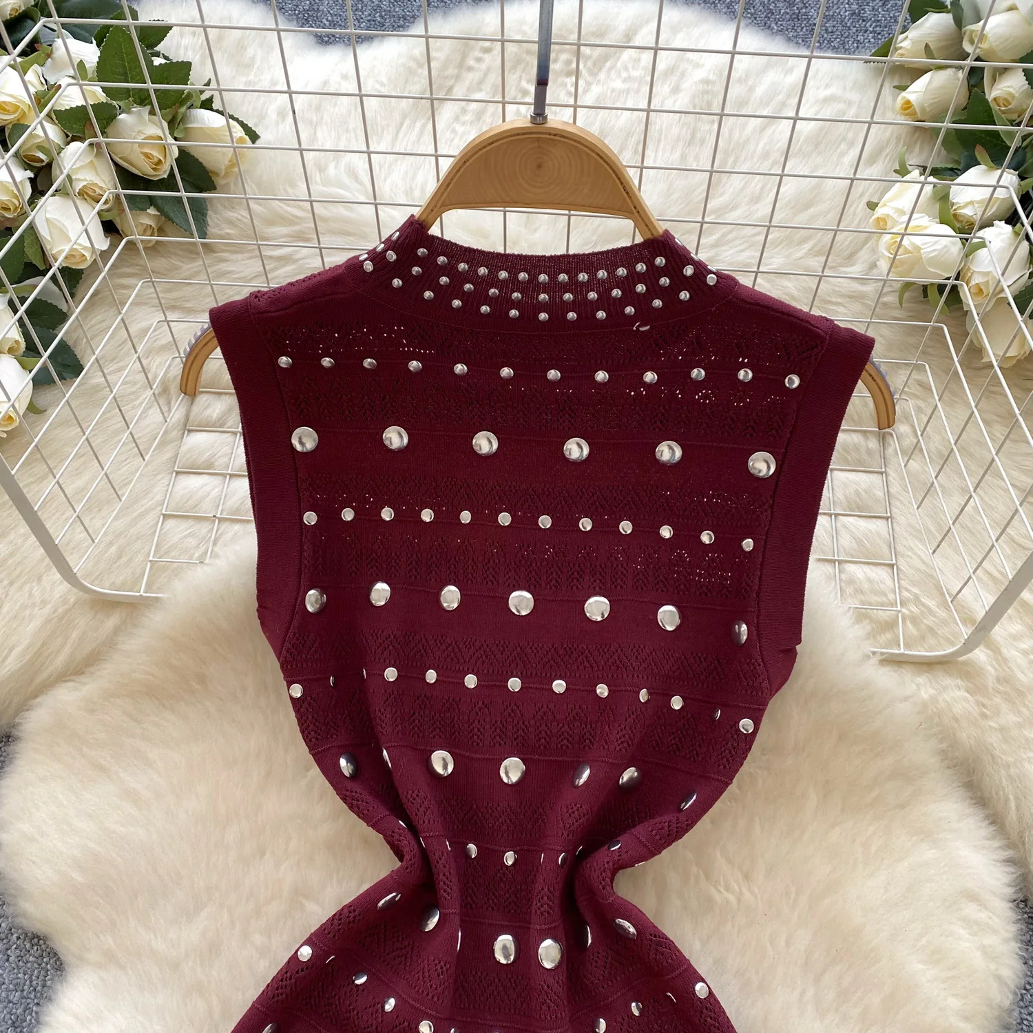 CM.YAYA Women Diamonds Hot Rhinestones Bodycon Ruffles Long Dress Sleeveless Summer Birthday Night Party Vestido Sexy Dresses