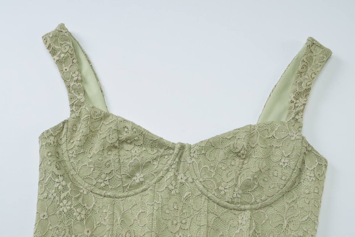 GLCMYAYA Street Women Lace Bowknot Front V-neck Sleeveless Bodycon Midi Mini Dress 2025 Fall Vacation Sexy Even Dresses Vestidos