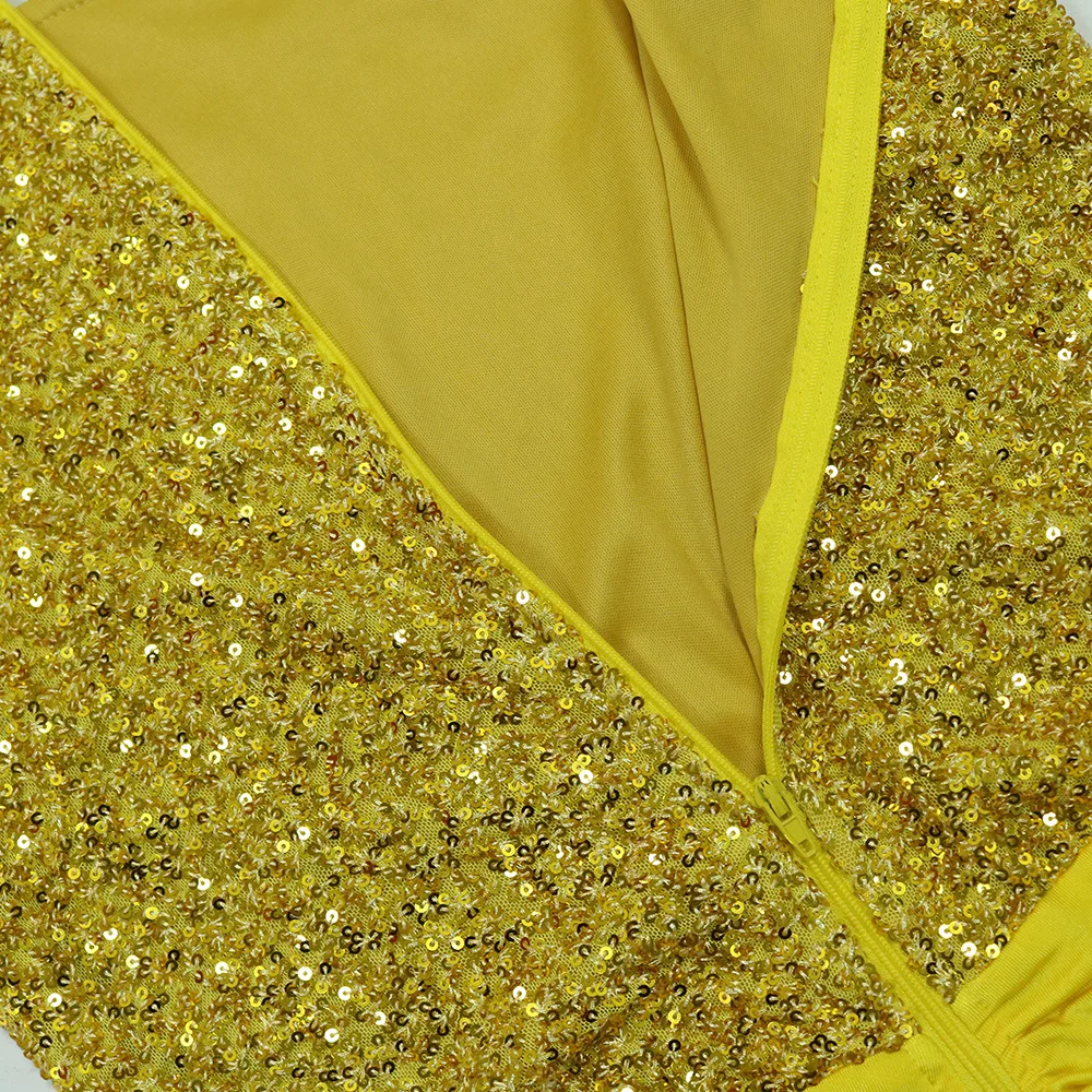 CM.YAYA 2024 Summer Sequined Sleeveless Women Dress Sexy Party Street Club O-Neck Mini Dresses Ruched Evening Bodycon Vestidos