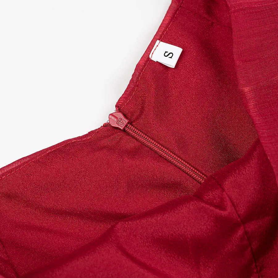 CM.YAYA Women Long Sleeve Pleated Low Waist Blouse Style Mini Dress with Shorts 2025 Birthday Beach Party Dresses Vestidos