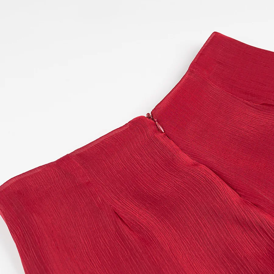 CM.YAYA Women Long Sleeve Pleated Low Waist Blouse Style Mini Dress with Shorts 2025 Birthday Beach Party Dresses Vestidos