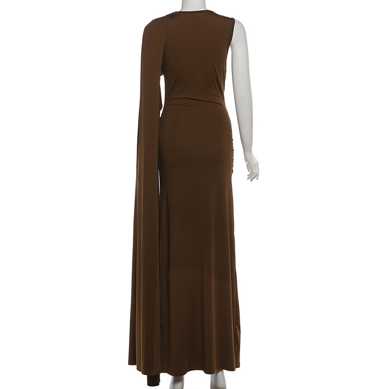 CM.YAYA Women Sleeveless Streamer Ruched Stacked Bodycon Midi Long Maxi Dress 2026 Elegant Evening Birthday Party Dresses