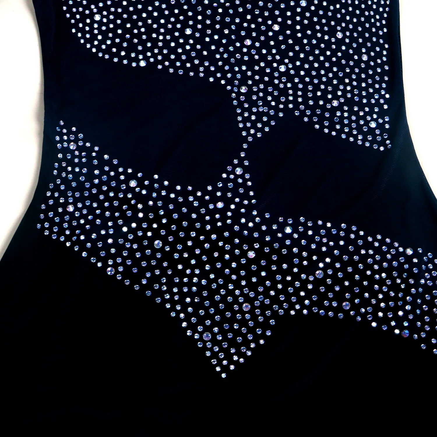 CM.YAYA Women Diamonds Hot Rhinestones Bodycon Midi Maxi Mermaid Dress Elegant Sexy Party Club One Long Sleeve Long Dresses