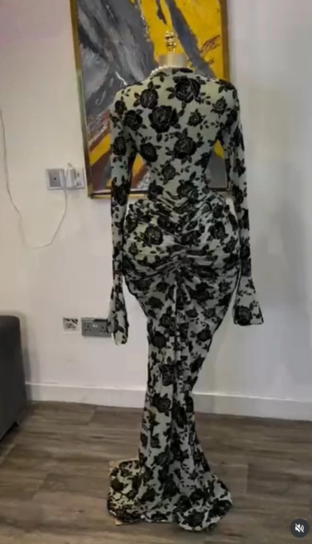 CM.YAYA Women Long Sleeve Stacked Mesh with Lining Bodycon Cocktail Long Dress 2025 Autumn Evening Birthday Sexy Party Dresses CM.YAYA Women Long Sleeve Stacked Mesh with Lining Bodycon Cocktail Long Dress 2025 Autumn Evening Birthday Sexy Party Dresses