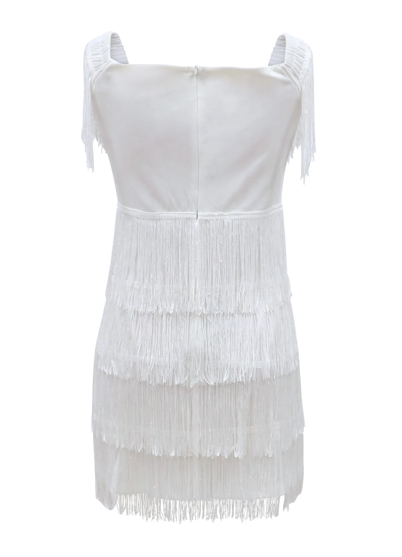 New Winter Women Solid Slash Neck Sleeveless Dress Empire Tassel Sheath Mini Dress Sexy Night Club Wear Bandage Dresses LZR3399