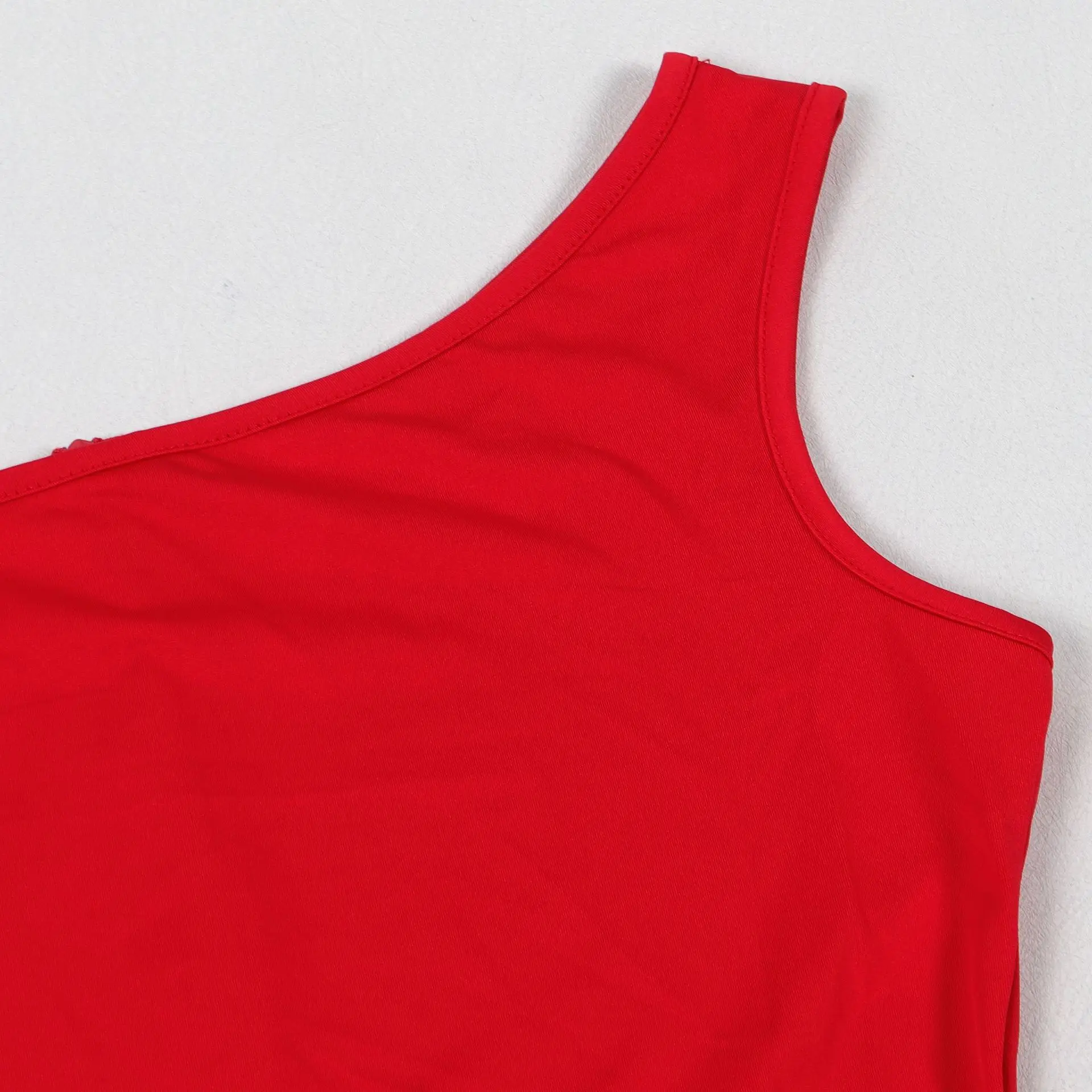 CM.YAYA Women Sleeveless Mesh Edible Tree Fungus Bead Strap Dress Sexy Night Club Evening Birthday Party Mini Dresses Vestidos