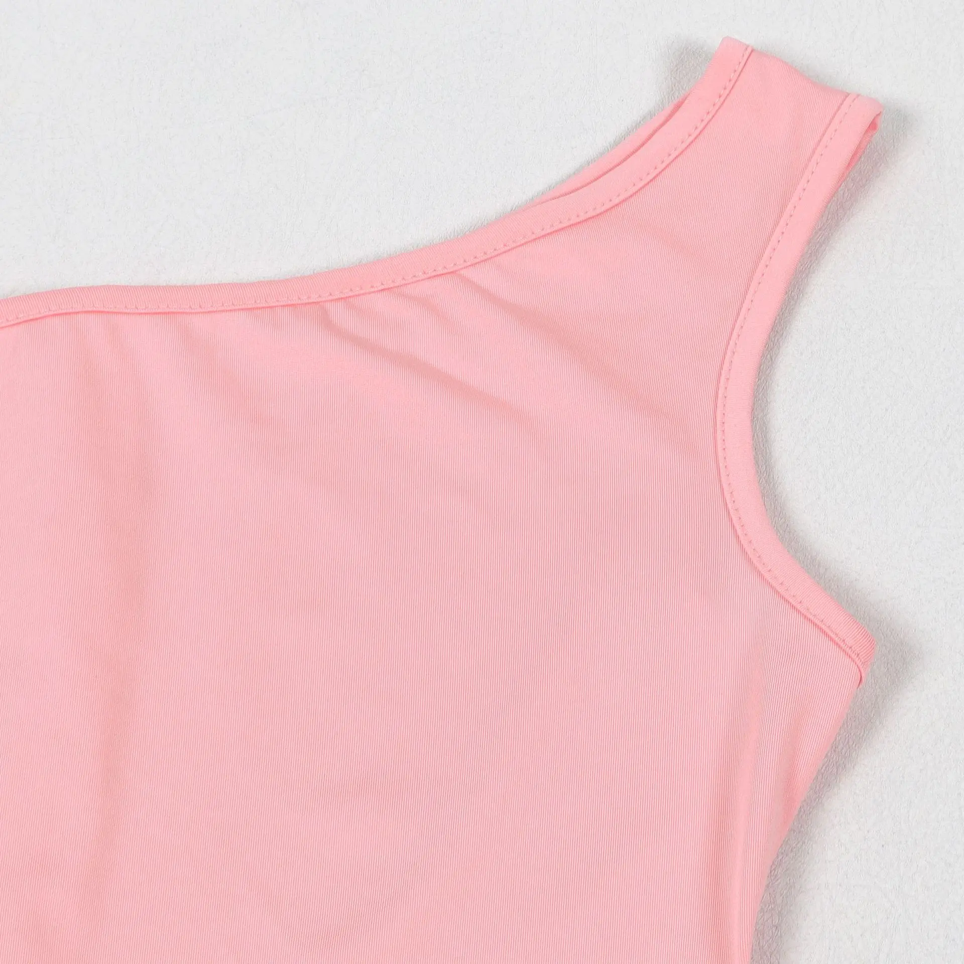 CM.YAYA Women Sleeveless Mesh Edible Tree Fungus Bead Strap Dress Sexy Night Club Evening Birthday Party Mini Dresses Vestidos