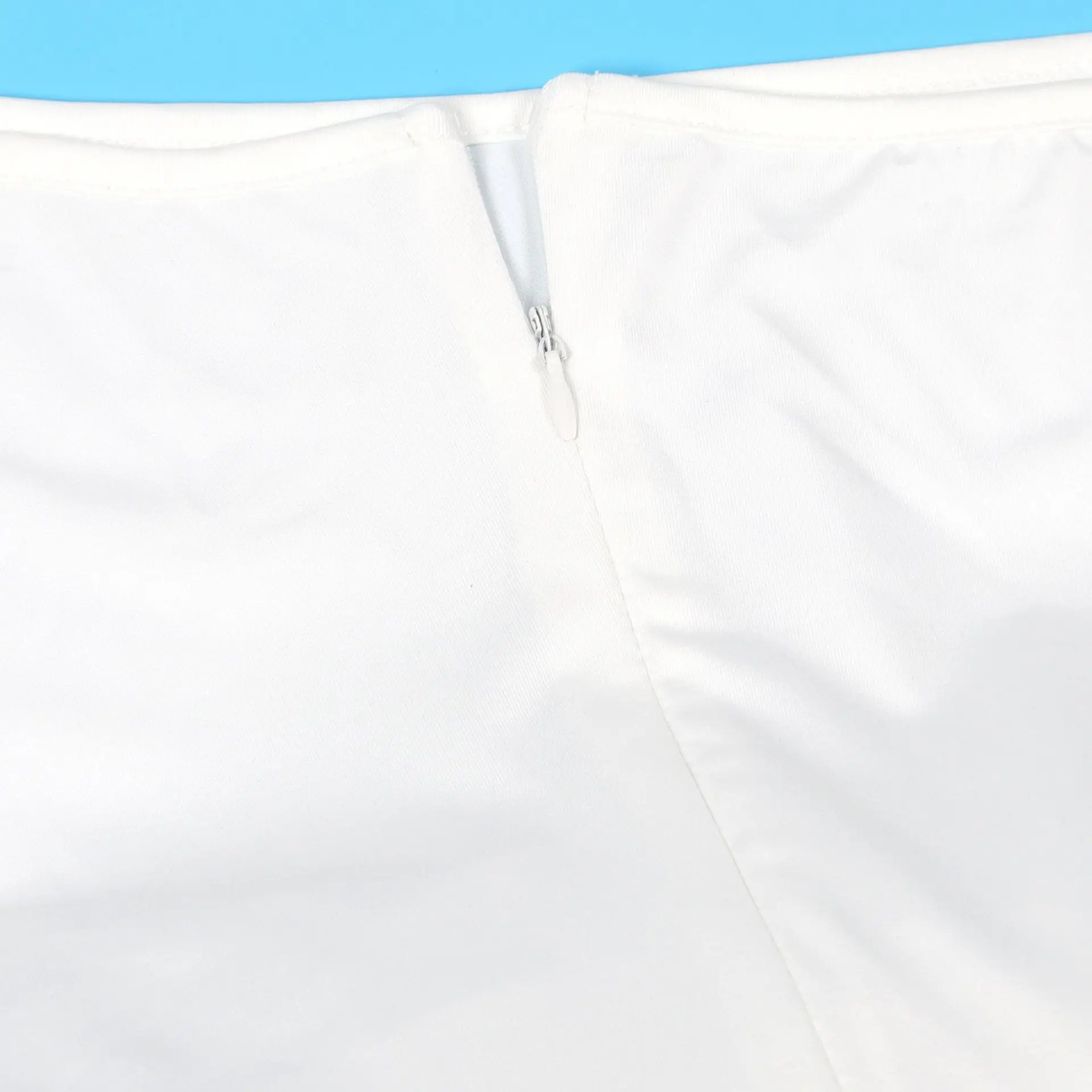 CM.YAYA Women Sleeveless Mesh Edible Tree Fungus Bead Strap Dress Sexy Night Club Evening Birthday Party Mini Dresses Vestidos