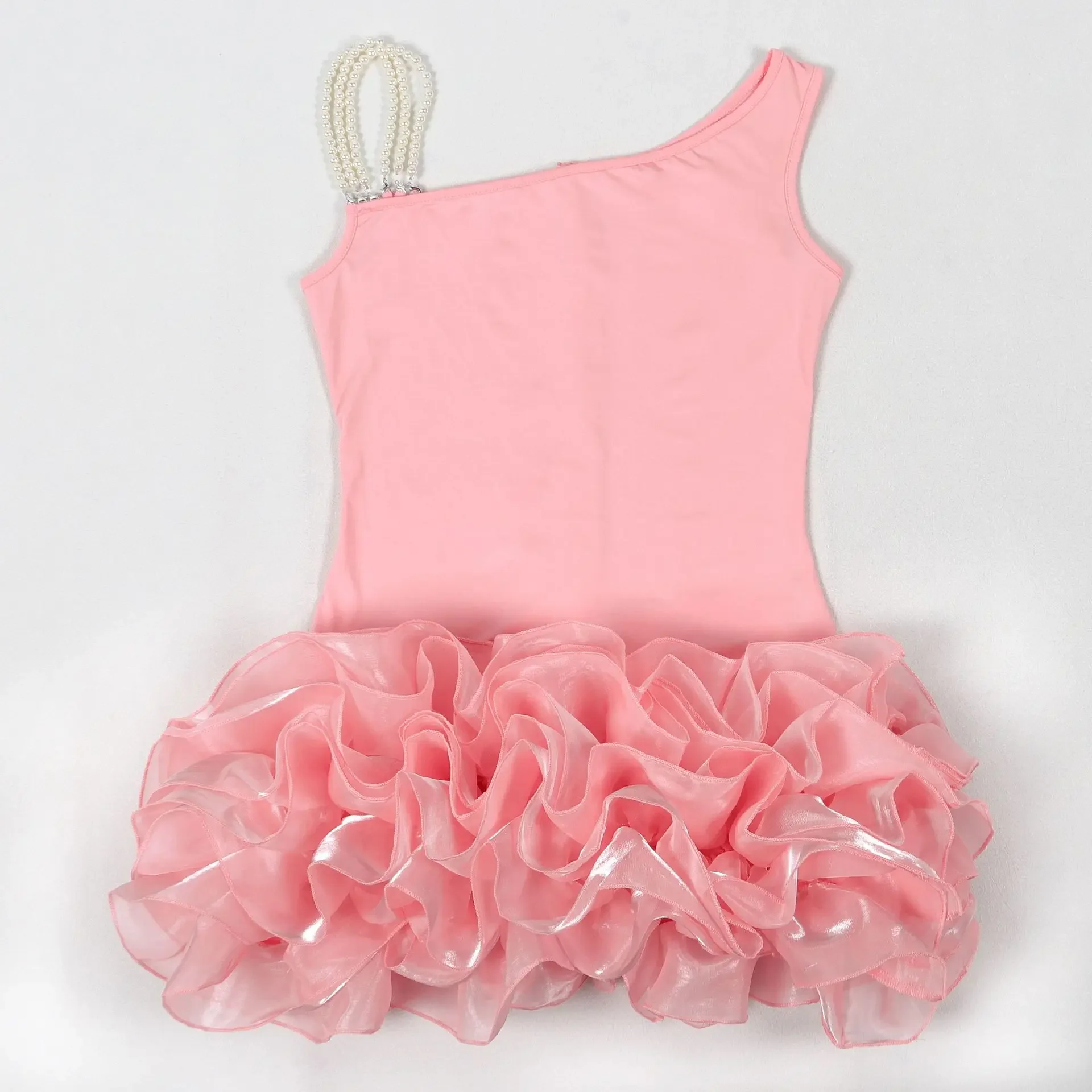 CM.YAYA Women Sleeveless Mesh Edible Tree Fungus Bead Strap Dress Sexy Night Club Evening Birthday Party Mini Dresses Vestidos CM.YAYA Women Sleeveless Mesh Edible Tree Fungus Bead Strap Dress Sexy Night Club Evening Birthday Party Mini Dresses Vestidos