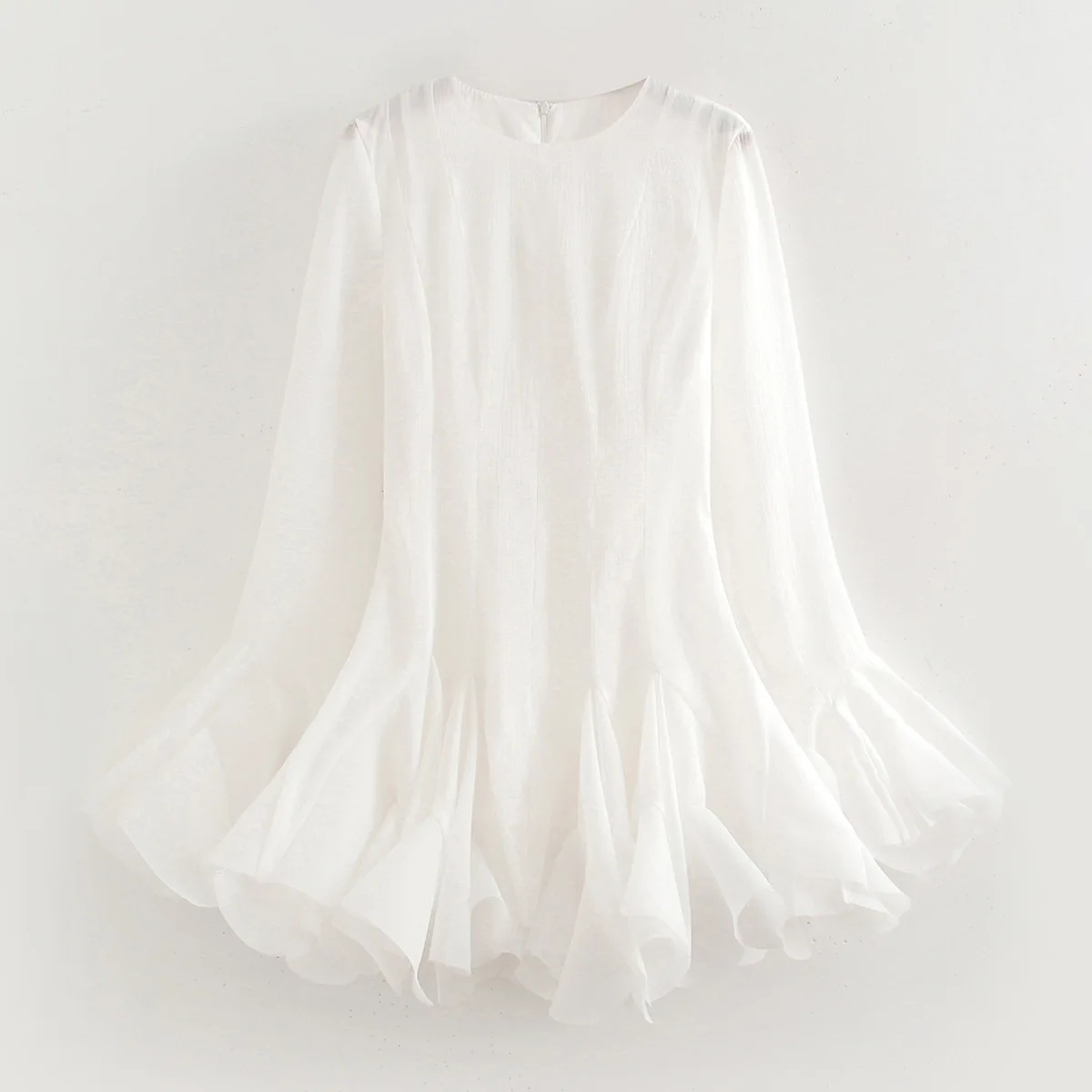 CM.YAYA Women flare long sleeve Printed Big Swing Ball Gown Dress 2025 Summer Holiday Night Club Party Vestidos Sexy Dresses