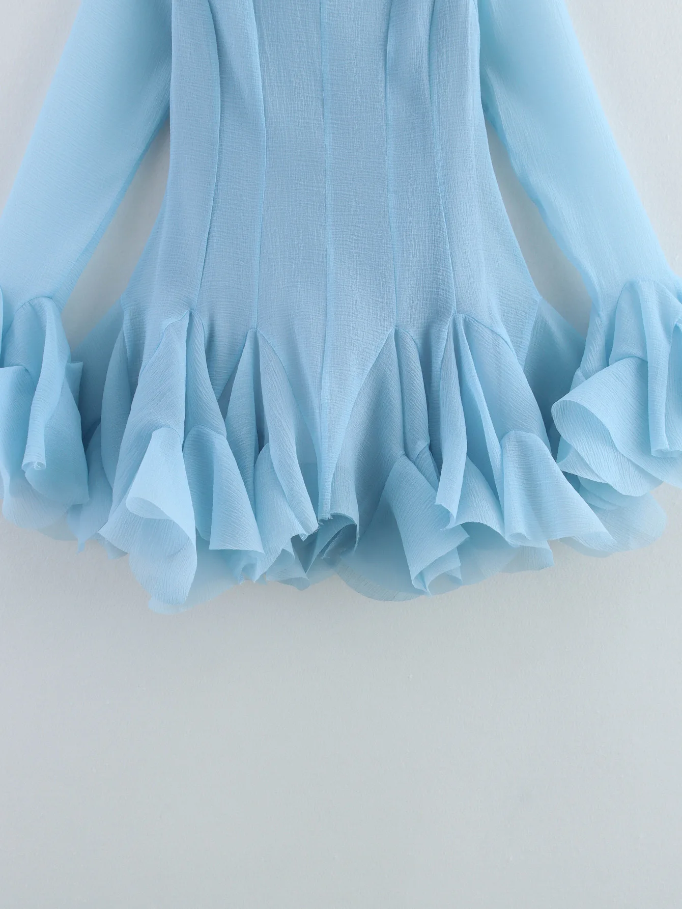 CM.YAYA Women flare long sleeve Printed Big Swing Ball Gown Dress 2025 Summer Holiday Night Club Party Vestidos Sexy Dresses