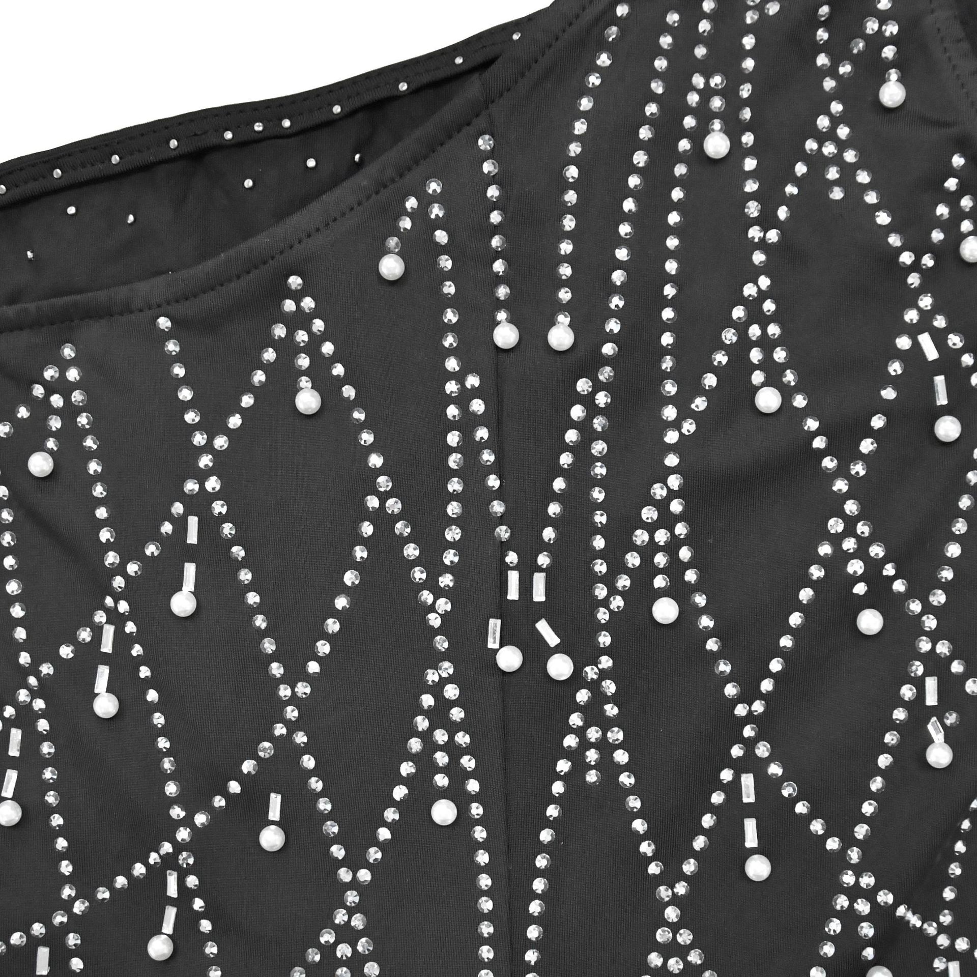 CM.YAYA Rhinestone Diagonal Collar Long Dress Women Sleeveless 2024 Spring Vestidos Sexy Party Club Birthday Evening Dresses CM.YAYA Rhinestone Diagonal Collar Long Dress Women Sleeveless 2024 Spring Vestidos Sexy Party Club Birthday Evening Dresses