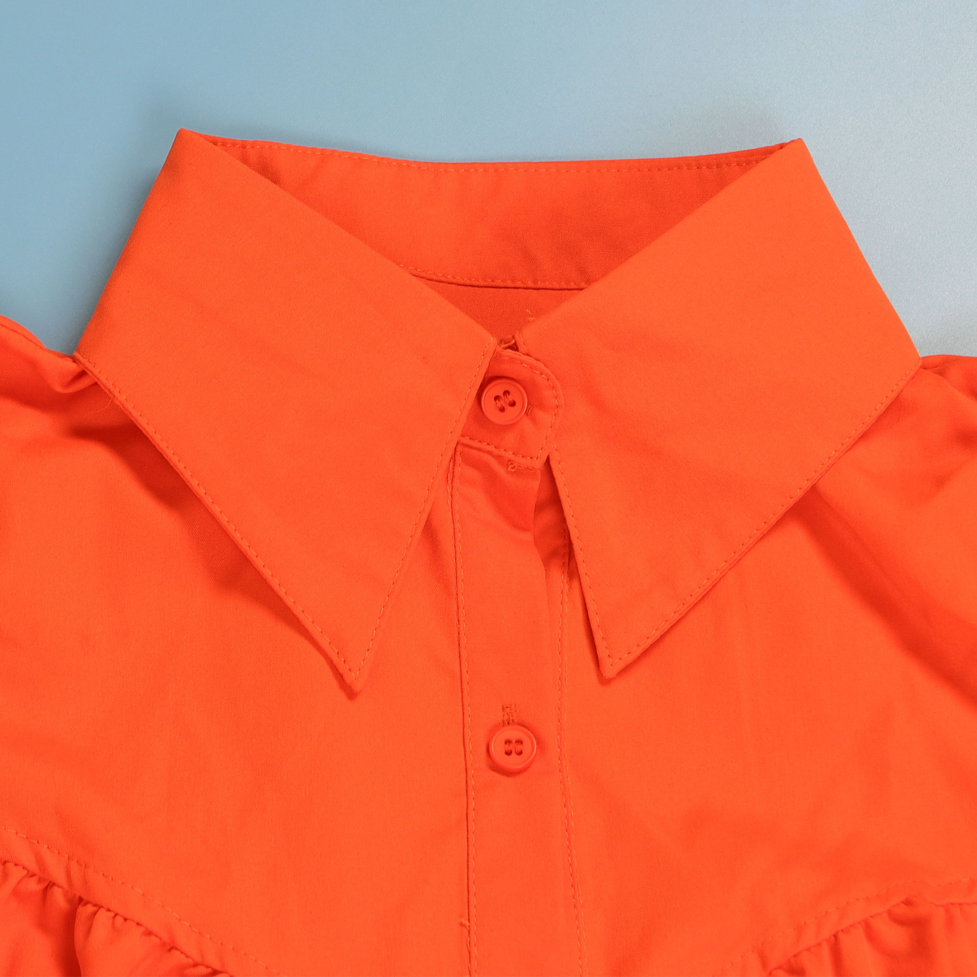 CM.YAYA Elegant Women Puff Sleeve Single Breasted Lapel Collar Babydoll Dress Street White Big Swing Loose Smock Shirt Dresses CM.YAYA Elegant Women Puff Sleeve Single Breasted Lapel Collar Babydoll Dress Street White Big Swing Loose Smock Shirt Dresses