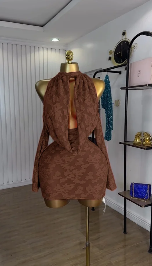 GLCMYAYA Women Floral Pile Collar Off Shoulder Bodycon Long Sleeve Mini Dress Fall Vacation Sexy Party Birthday Dresses Vestidos GLCMYAYA Women Floral Pile Collar Off Shoulder Bodycon Long Sleeve Mini Dress Fall Vacation Sexy Party Birthday Dresses Vestidos