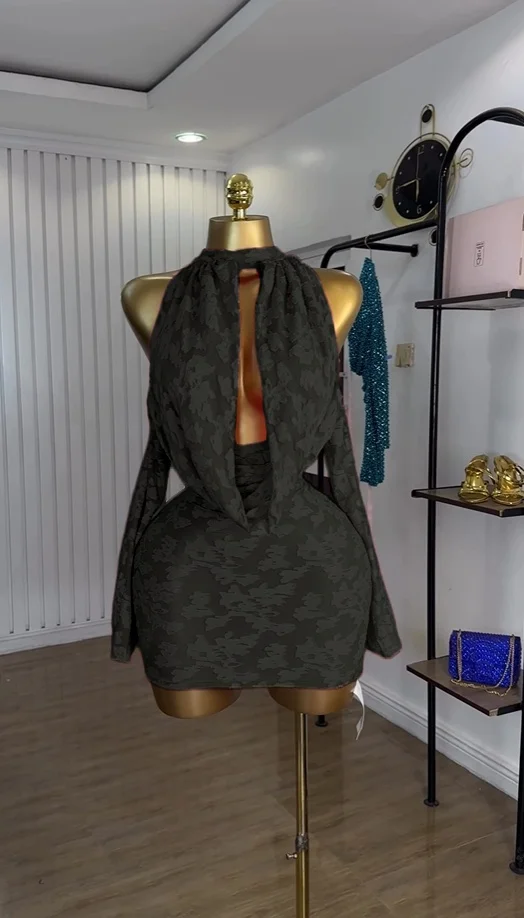 GLCMYAYA Women Floral Pile Collar Off Shoulder Bodycon Long Sleeve Mini Dress Fall Vacation Sexy Party Birthday Dresses Vestidos GLCMYAYA Women Floral Pile Collar Off Shoulder Bodycon Long Sleeve Mini Dress Fall Vacation Sexy Party Birthday Dresses Vestidos