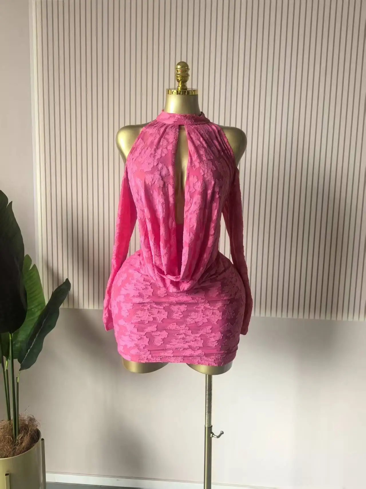 GLCMYAYA Women Floral Pile Collar Off Shoulder Bodycon Long Sleeve Mini Dress Fall Vacation Sexy Party Birthday Dresses Vestidos GLCMYAYA Women Floral Pile Collar Off Shoulder Bodycon Long Sleeve Mini Dress Fall Vacation Sexy Party Birthday Dresses Vestidos