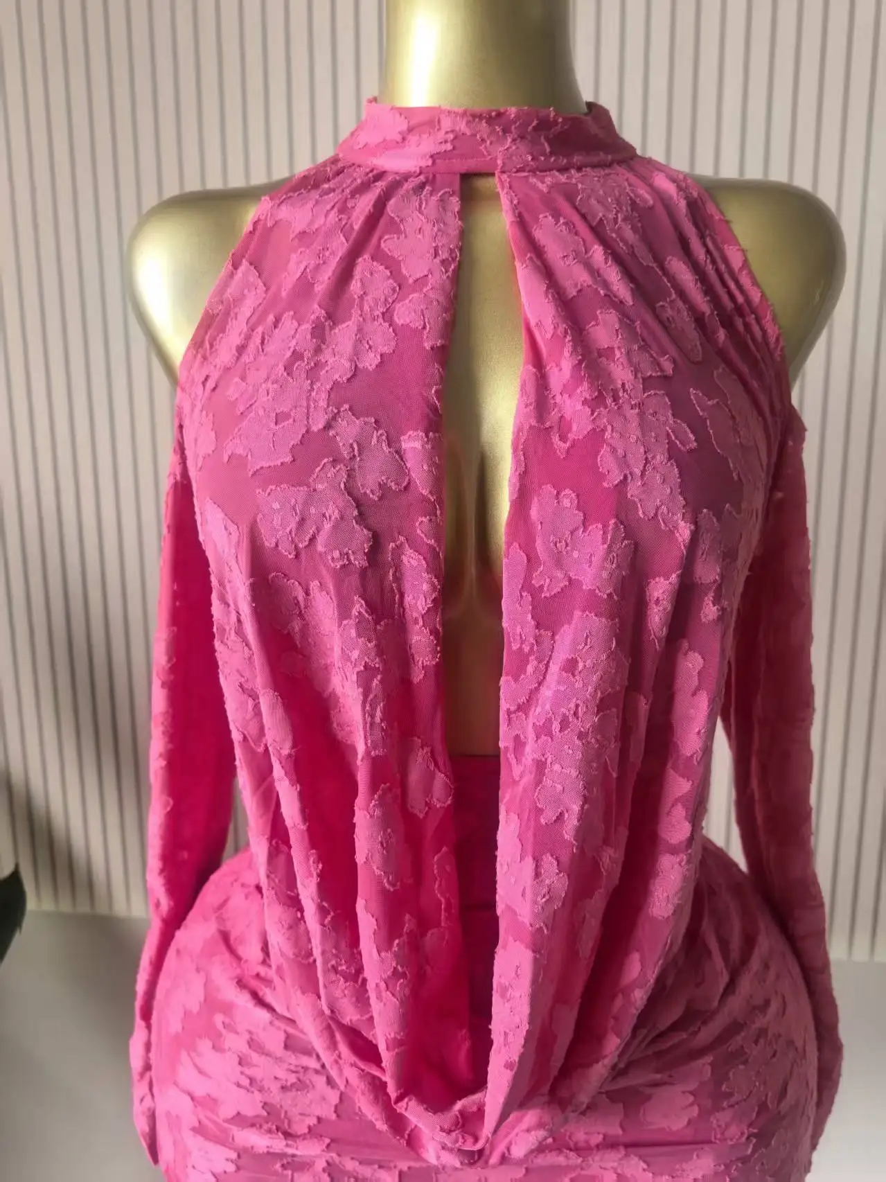 GLCMYAYA Women Floral Pile Collar Off Shoulder Bodycon Long Sleeve Mini Dress Fall Vacation Sexy Party Birthday Dresses Vestidos GLCMYAYA Women Floral Pile Collar Off Shoulder Bodycon Long Sleeve Mini Dress Fall Vacation Sexy Party Birthday Dresses Vestidos