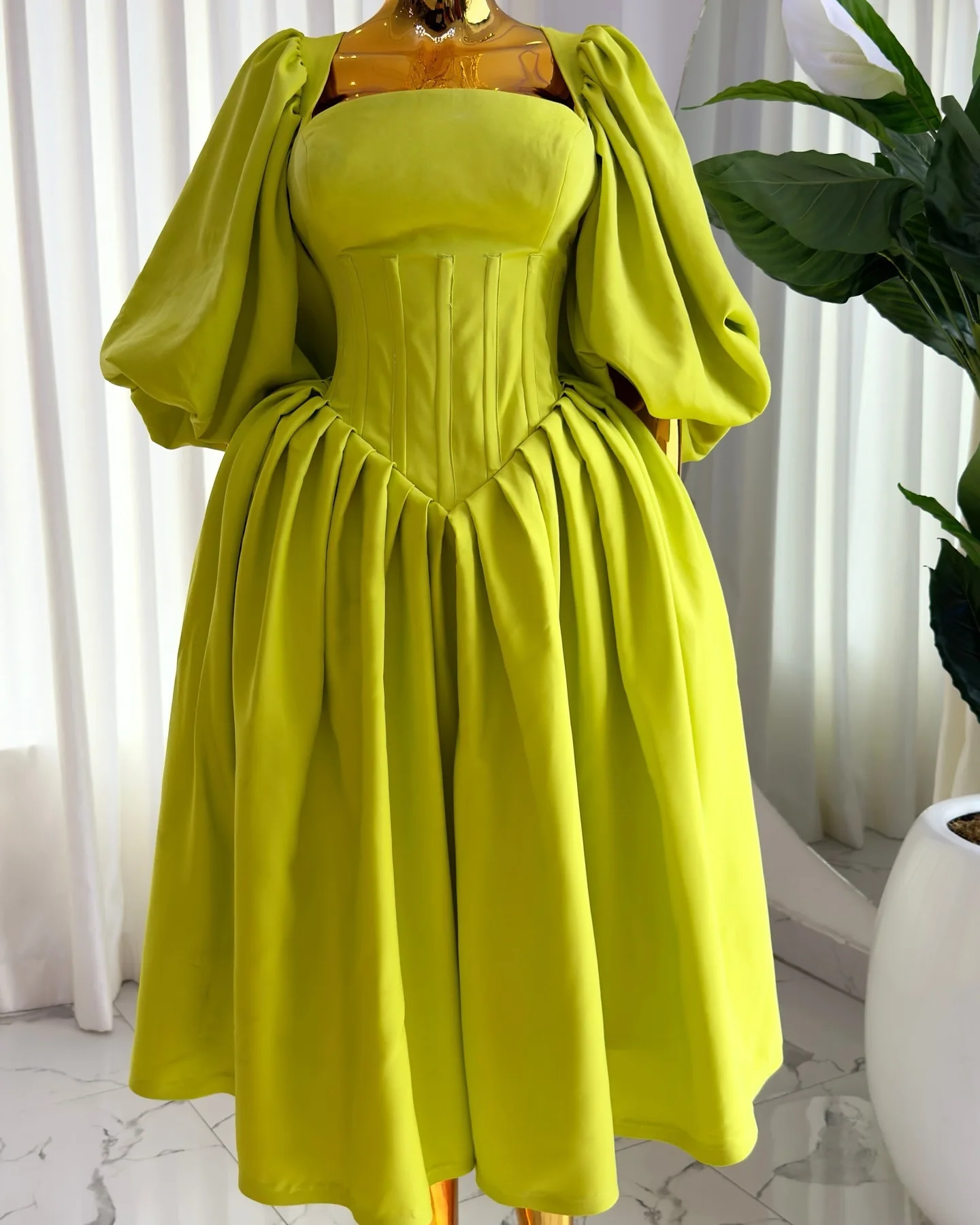 CM.YAYA Women Long Lantern Sleeve Square Collar Big Swing Long Maxi Dress 2024 Fall Birthday Sexy Party Evening Dresses Vestidos CM.YAYA Women Long Lantern Sleeve Square Collar Big Swing Long Maxi Dress 2024 Fall Birthday Sexy Party Evening Dresses Vestidos