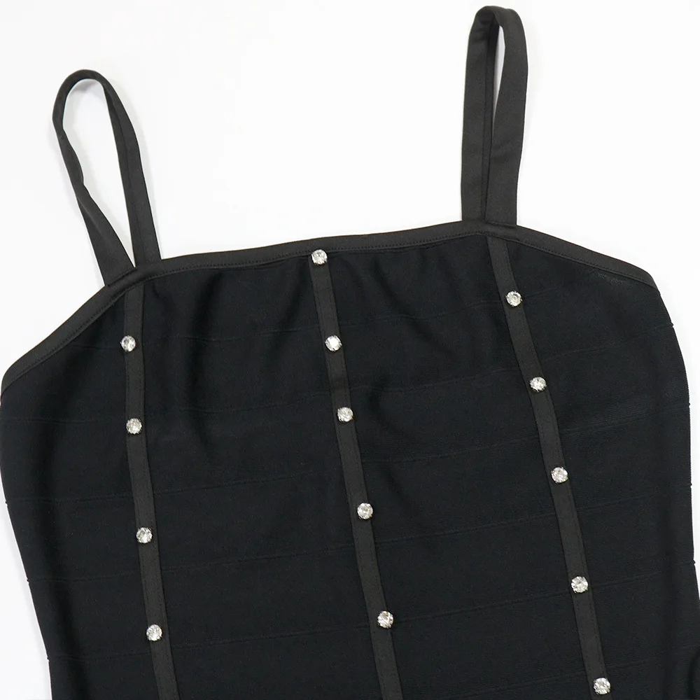 CM.YAYA Women Strap Sleeveless Pearl Sexy Sweet tassel Long Dress Elegant Vacation Birthday Party Maxi Dresses Trendy Vestidos