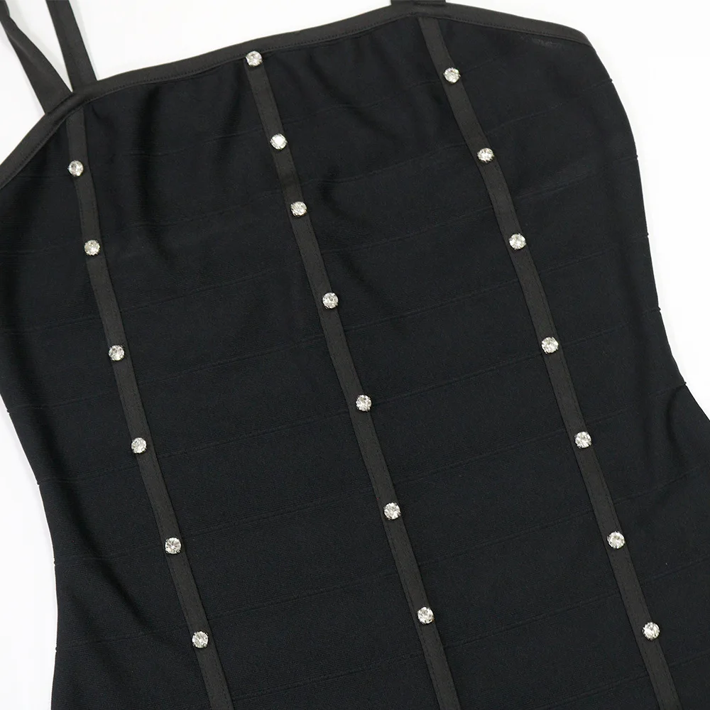 CM.YAYA Women Strap Sleeveless Pearl Sexy Sweet tassel Long Dress Elegant Vacation Birthday Party Maxi Dresses Trendy Vestidos