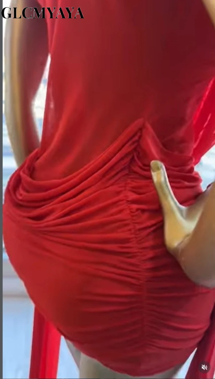 CM.YAYA Women’s Sleeveless Pile Collar Streamer Bodycon Midi Dress 2026 Streetwear Education Party Cocktail Night Out Dresses CM.YAYA Women's Sleeveless Pile Collar Streamer Bodycon Midi Dress 2026 Streetwear Education Party Cocktail Night Out Dresses