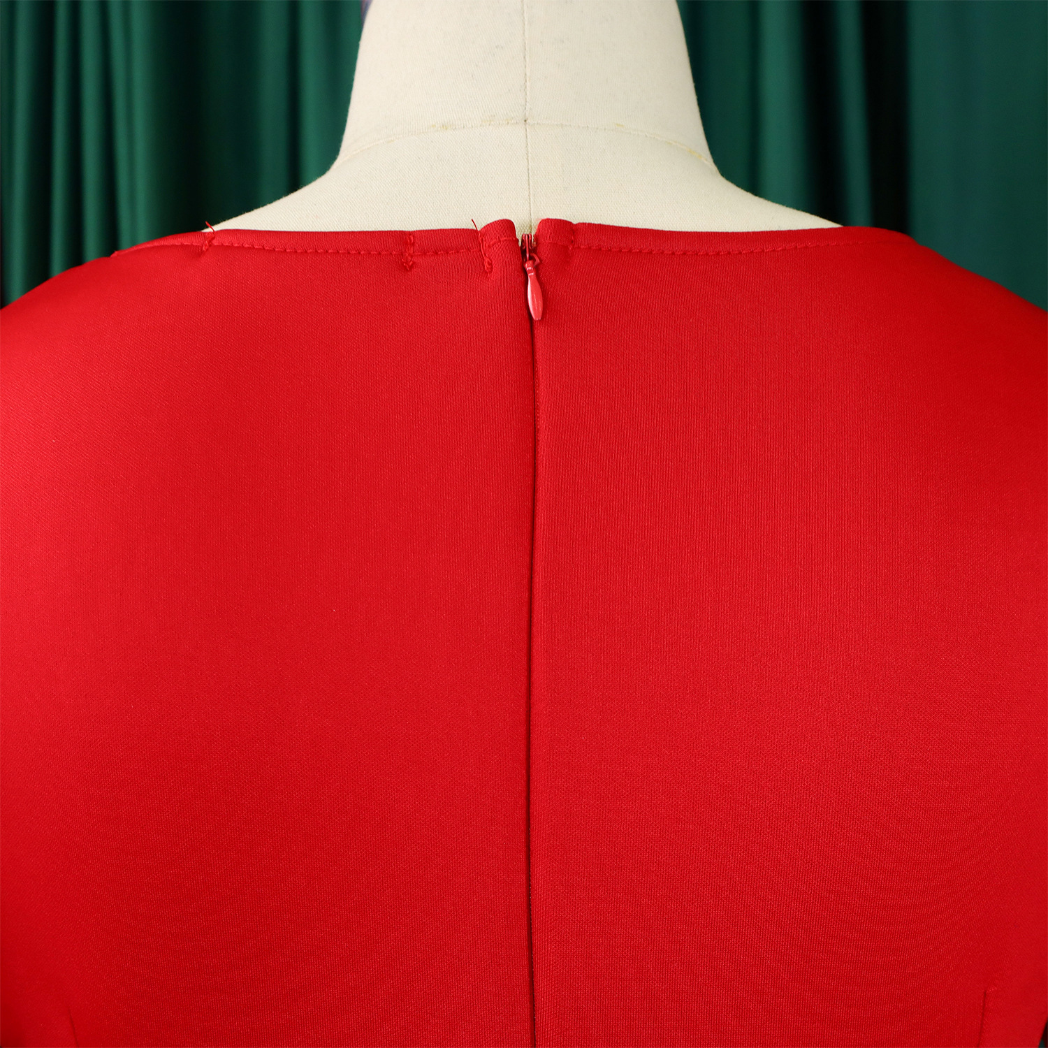 CM.YAYA Women Short Ruffles Sleeve O-neck Ribbon Bodycon Midi Dress 2025 Street Africa OL Evening Sexy Party Dresses Vestido