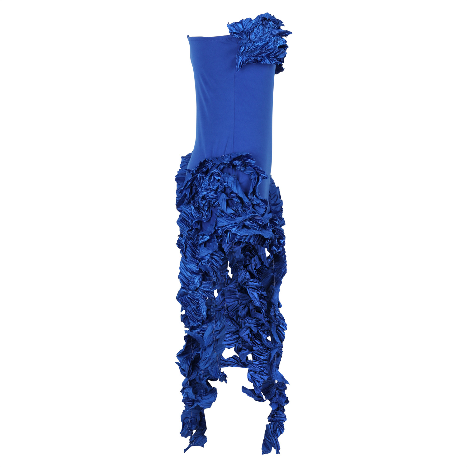 CM.YAYA Women Strapless Ruffles Tassel Splicing Irregular Birthday Bodycon Midi Maxi Dress 2023 Even Sexy Party Dresses Vestidos CM.YAYA Women Strapless Ruffles Tassel Splicing Irregular Birthday Bodycon Midi Maxi Dress 2023 Even Sexy Party Dresses Vestidos