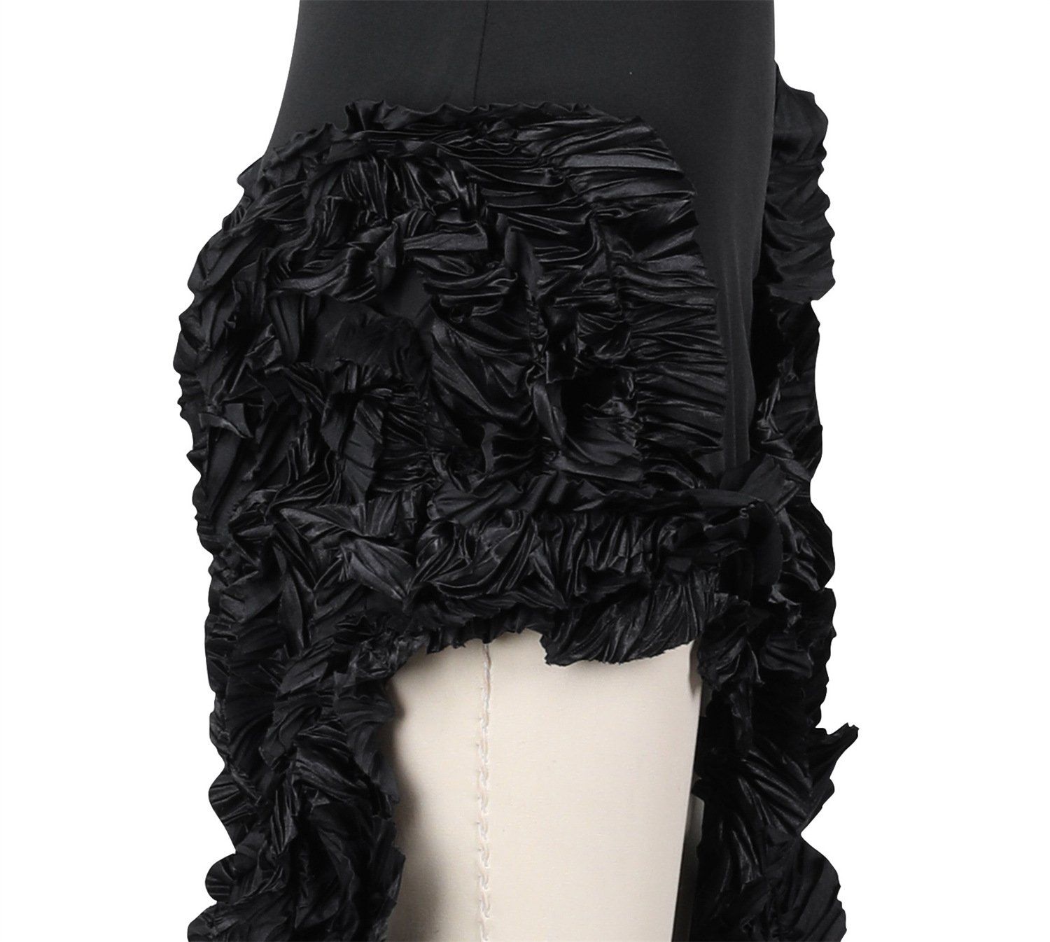 CM.YAYA Women Strapless Ruffles Tassel Splicing Irregular Birthday Bodycon Midi Maxi Dress 2023 Even Sexy Party Dresses Vestidos CM.YAYA Women Strapless Ruffles Tassel Splicing Irregular Birthday Bodycon Midi Maxi Dress 2023 Even Sexy Party Dresses Vestidos