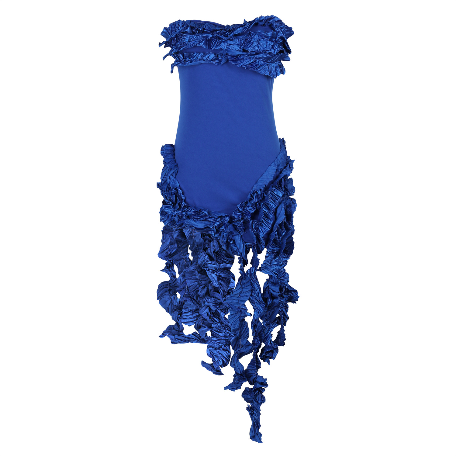 CM.YAYA Women Strapless Ruffles Tassel Splicing Irregular Birthday Bodycon Midi Maxi Dress 2023 Even Sexy Party Dresses Vestidos CM.YAYA Women Strapless Ruffles Tassel Splicing Irregular Birthday Bodycon Midi Maxi Dress 2023 Even Sexy Party Dresses Vestidos