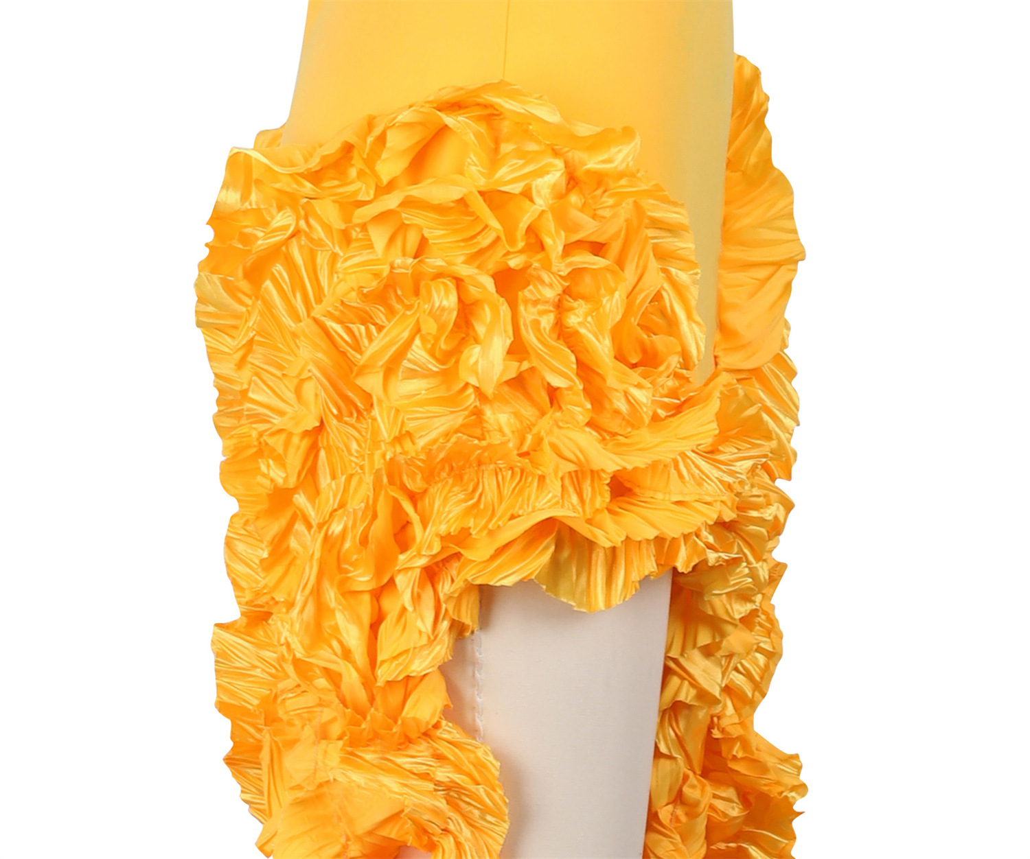 CM.YAYA Women Strapless Ruffles Tassel Splicing Irregular Birthday Bodycon Midi Maxi Dress 2023 Even Sexy Party Dresses Vestidos CM.YAYA Women Strapless Ruffles Tassel Splicing Irregular Birthday Bodycon Midi Maxi Dress 2023 Even Sexy Party Dresses Vestidos