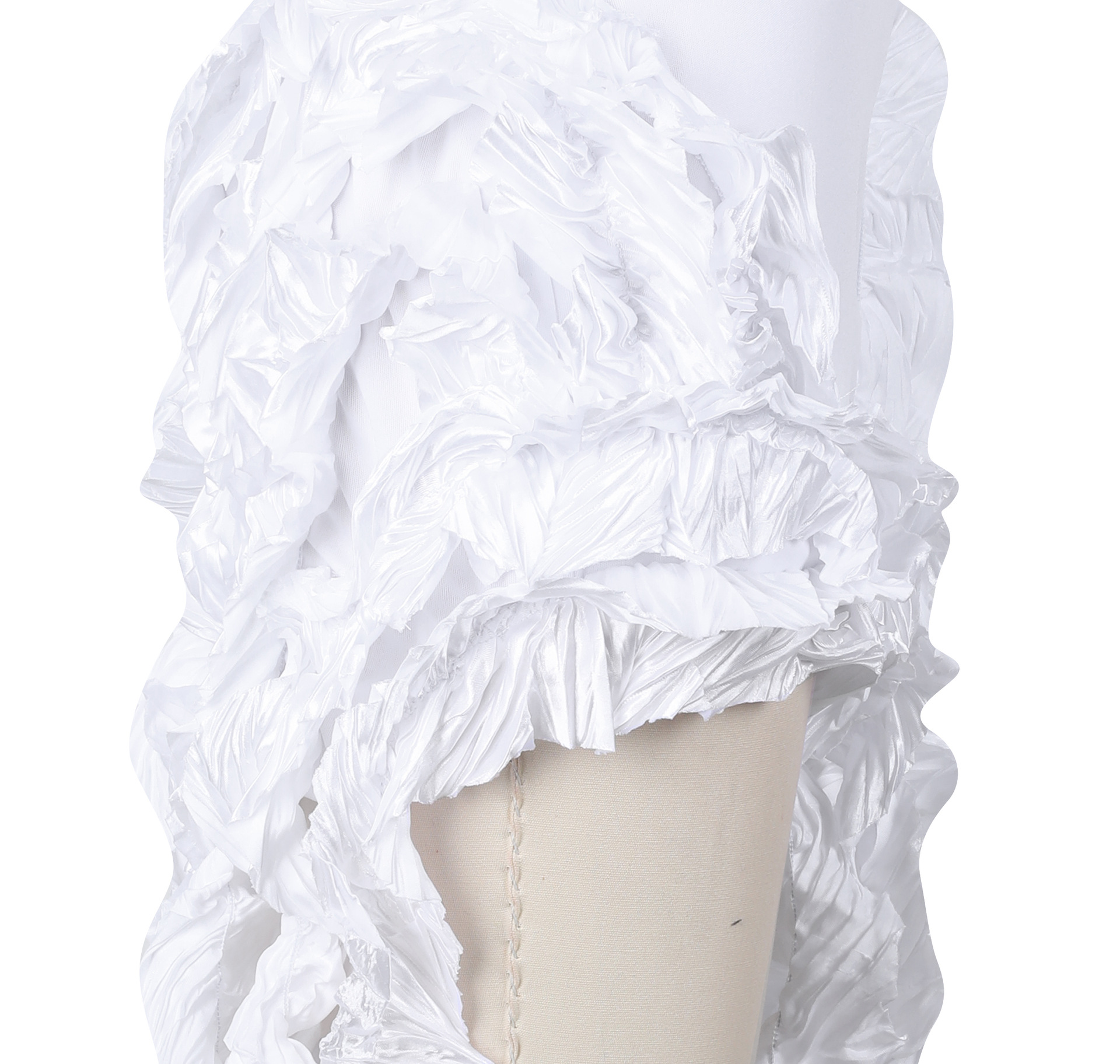 CM.YAYA Women Strapless Ruffles Tassel Splicing Irregular Birthday Bodycon Midi Maxi Dress 2023 Even Sexy Party Dresses Vestidos CM.YAYA Women Strapless Ruffles Tassel Splicing Irregular Birthday Bodycon Midi Maxi Dress 2023 Even Sexy Party Dresses Vestidos