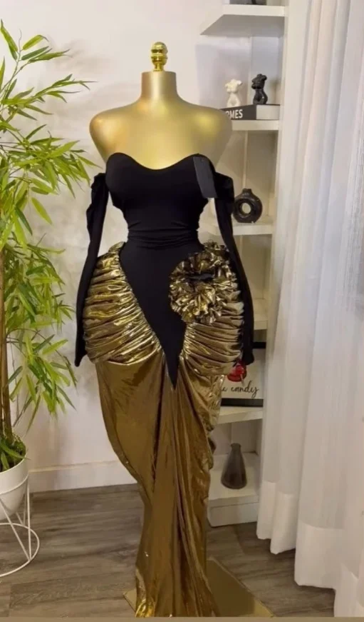 CM.YAYA Women Hot-stamping Patchwork Stacked Ruched Strapless Bodycon Maxi Long Dress 2025 Birthday Vacation Sexy Party Dresses