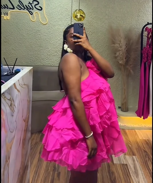 CM.YAYA Women Sleeveless Cascading Ruffles Smock Big Swing Dress 2025 Birthday Vacation Street Summer Party Dresses Vestidos