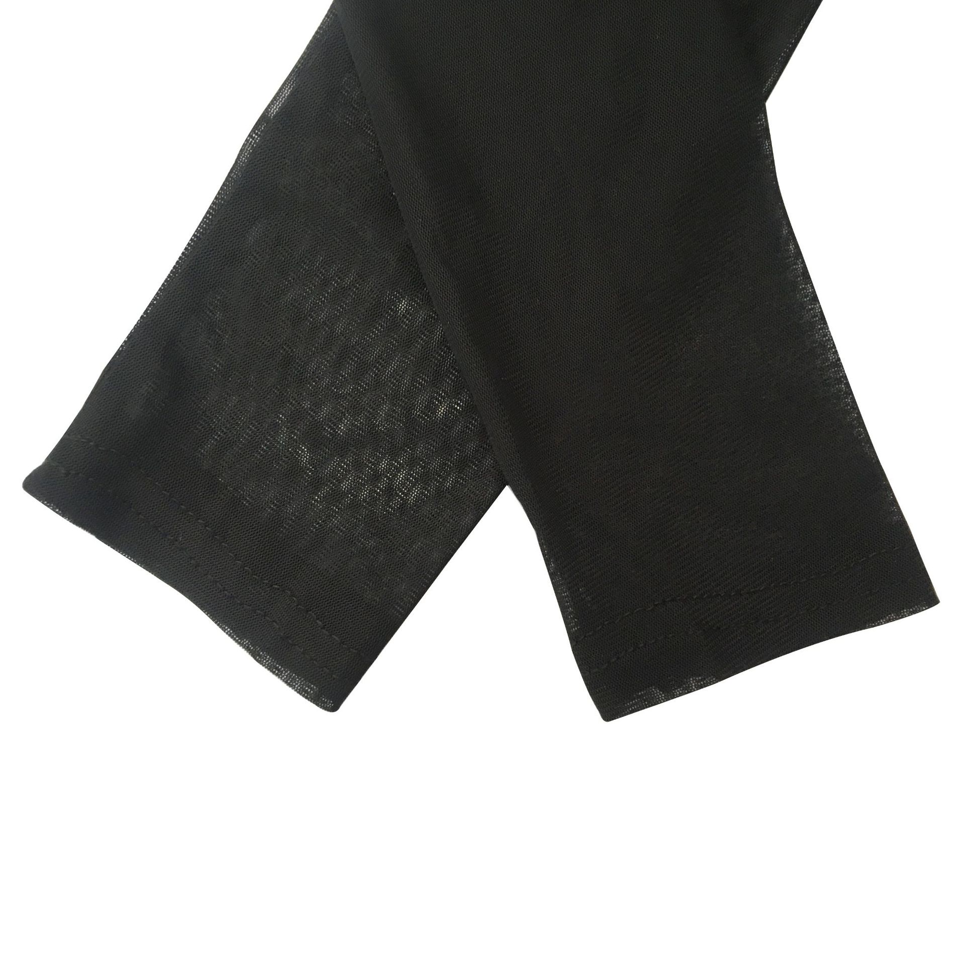 CM.YAYA 2023 Women Cutout Front Halter Neck Mesh Patchwork Long Sleeve Ruched Bodycon Midi Dress Sexy Night Party Club Dresses CM.YAYA 2023 Women Cutout Front Halter Neck Mesh Patchwork Long Sleeve Ruched Bodycon Midi Dress Sexy Night Party Club Dresses