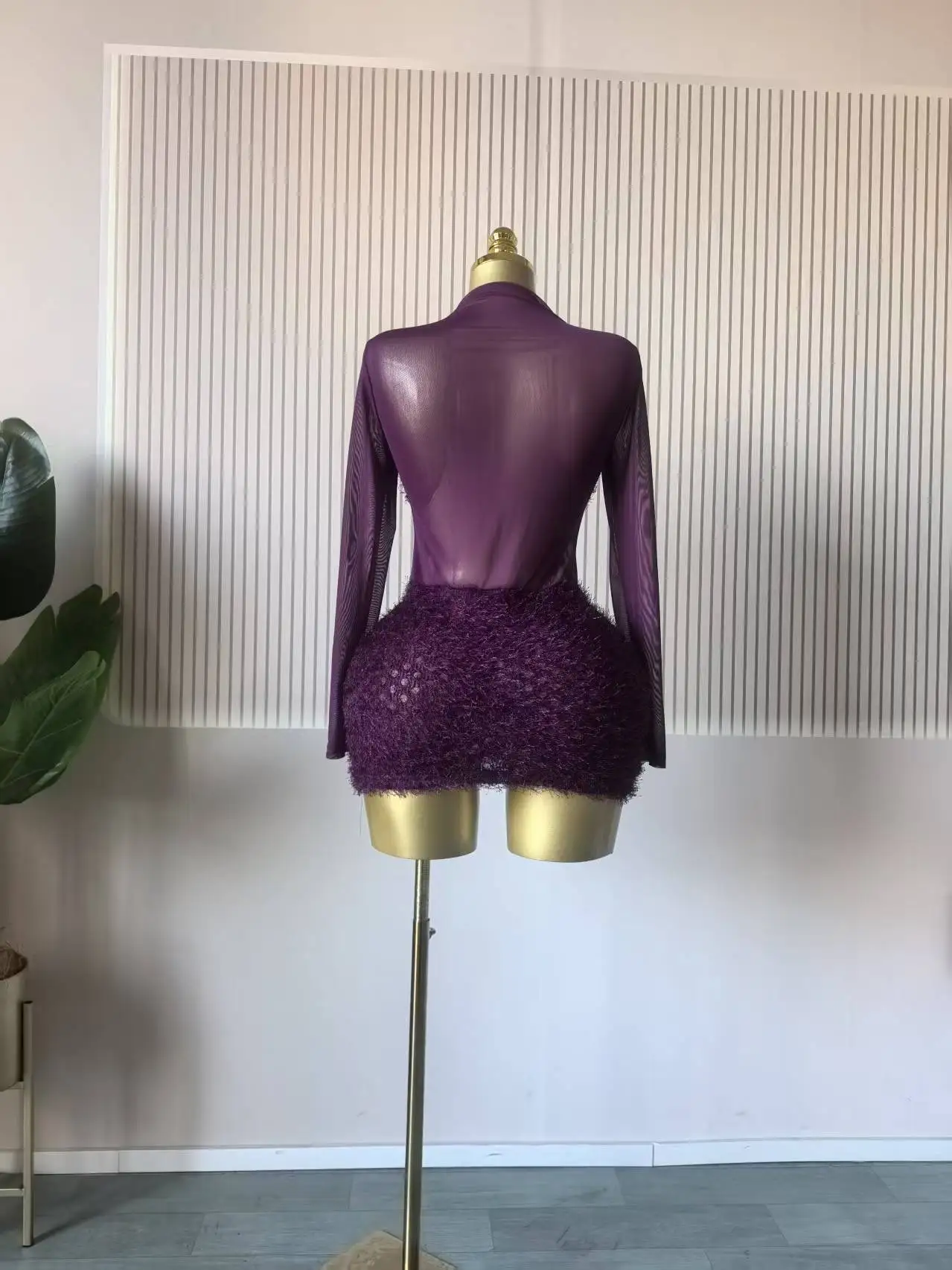 GLCMYAYA Street Women V-neck Long Sleeve Bodycon Midi Mini Dress 2025 Fall Vacation Sexy Evening Party Dresses Vestidos