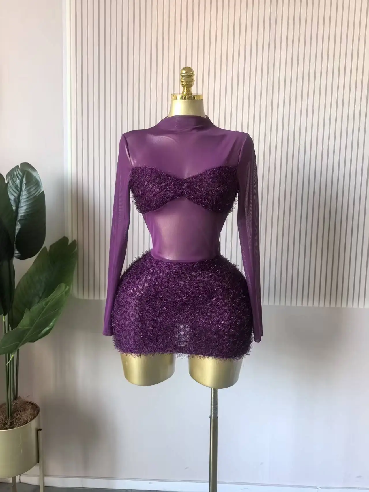 GLCMYAYA Street Women V-neck Long Sleeve Bodycon Midi Mini Dress 2025 Fall Vacation Sexy Evening Party Dresses Vestidos