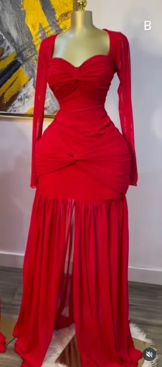 CM.YAYA Women Stacked Ruched Draped High Split Pleated Maxi Long Bodycon Dress 2025 Holiday Birthday Club Party Evening Dresses CM.YAYA Women Stacked Ruched Draped High Split Pleated Maxi Long Bodycon Dress 2025 Holiday Birthday Club Party Evening Dresses