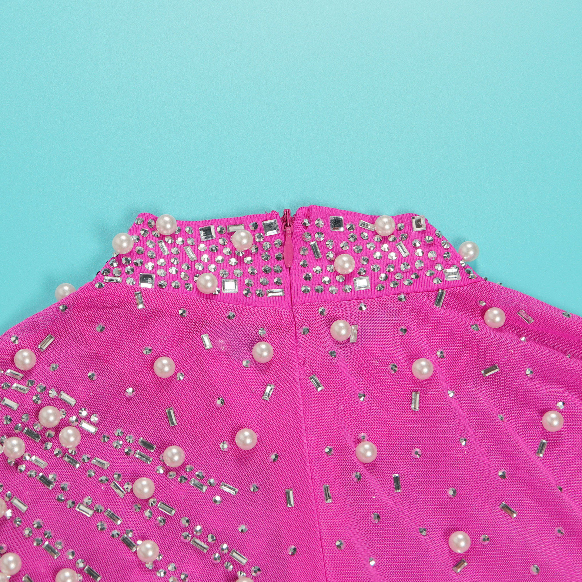 CM.YAYA Women Long Sleeve Diamonds Hot Rhinestones High Side Split Mermaid Midi Maxi Dress 2024 Even Sexy Party Dresses Vestidos