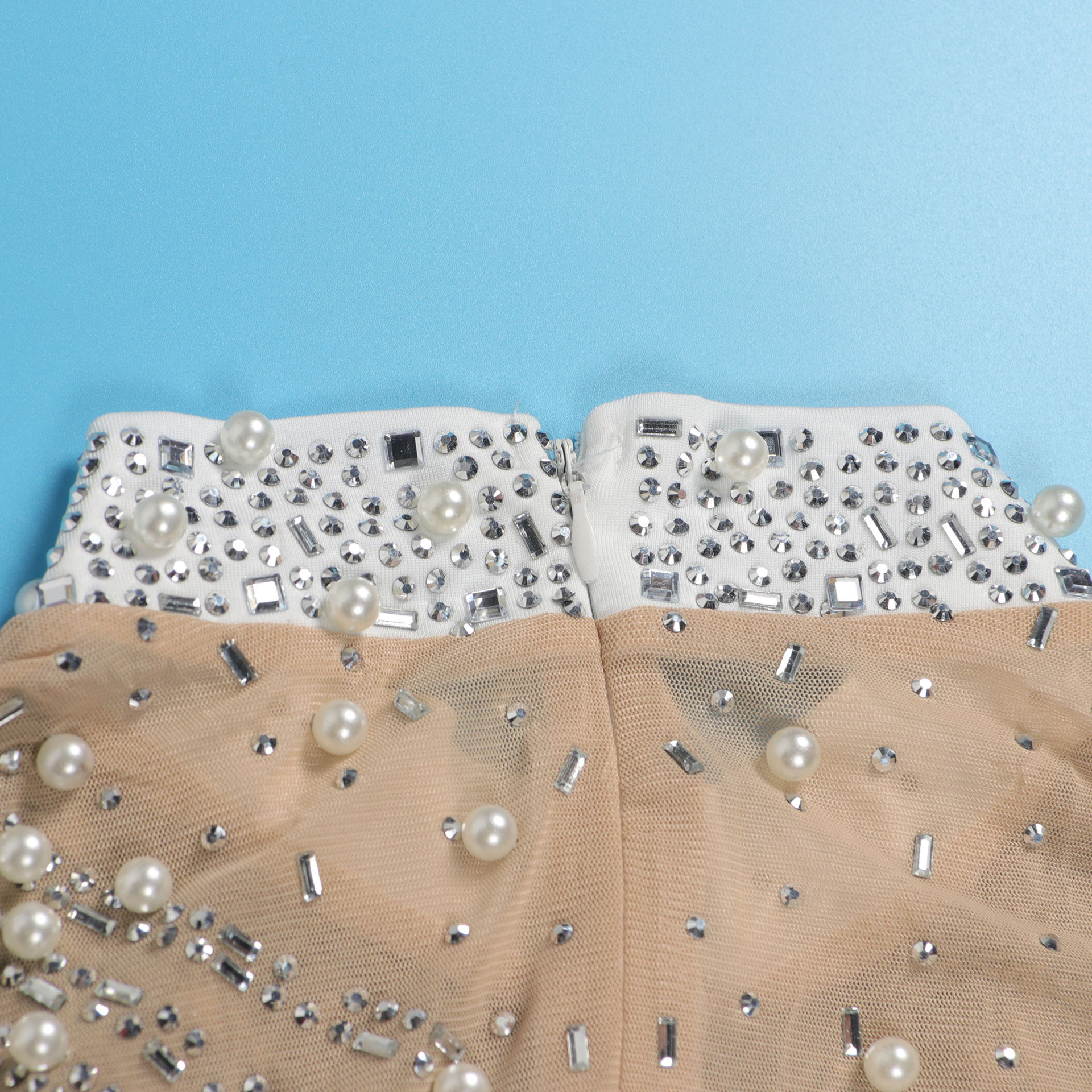 CM.YAYA Women Long Sleeve Diamonds Hot Rhinestones High Side Split Mermaid Midi Maxi Dress 2024 Even Sexy Party Dresses Vestidos