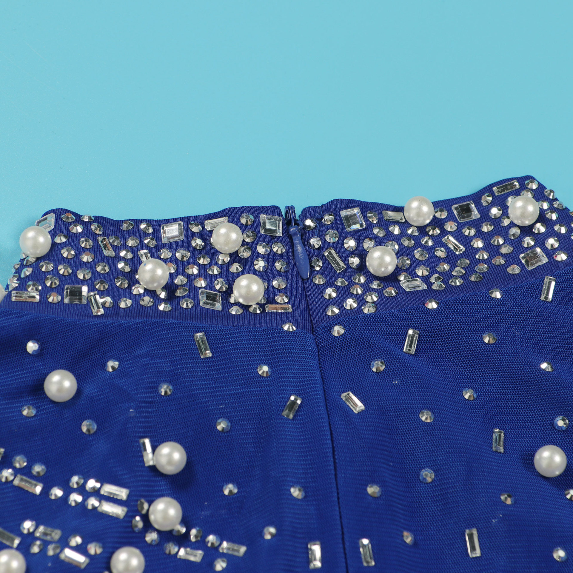 CM.YAYA Women Long Sleeve Diamonds Hot Rhinestones High Side Split Mermaid Midi Maxi Dress 2024 Even Sexy Party Dresses Vestidos