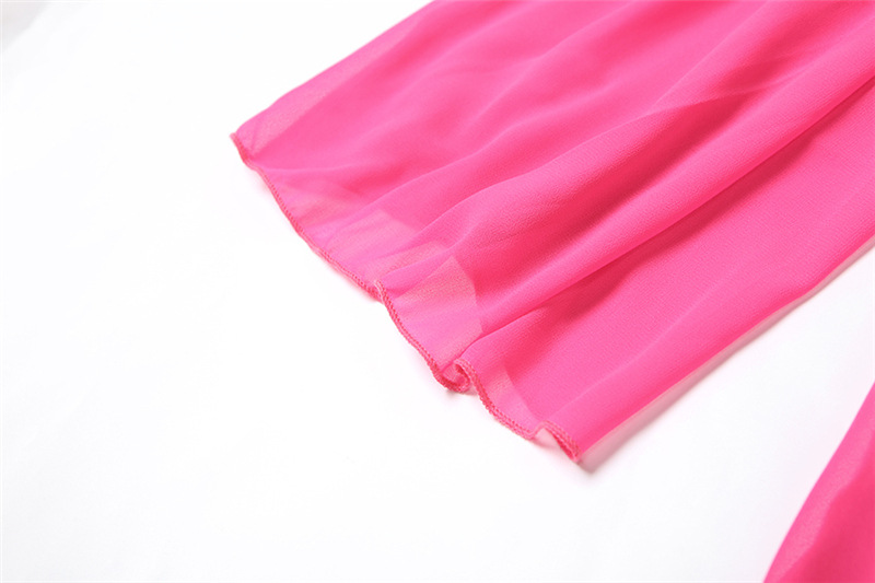 CM.YAYA Women Drop Shoulder Halter Neck Bow Backless Mini Chiffon Dress 2026 Street Beach Party Education Dresses Vestidos CM.YAYA Women Drop Shoulder Halter Neck Bow Backless Mini Chiffon Dress 2026 Street Beach Party Education Dresses Vestidos