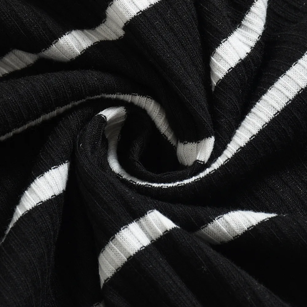 CM.YAYA Women Sleeveless O-neck Halter Backless Long Dress Summer Striped Print Evening Sexy Night Club Party Dresses Vestidos