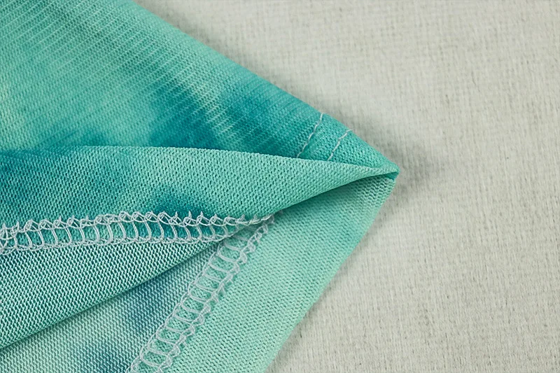 CM.YAYA Women Tie Dye Printed O-neck Bodycon Midi Maxi Long Dress 2025 Summer Holiday Birthday Sexy Club Party Evening Dresses