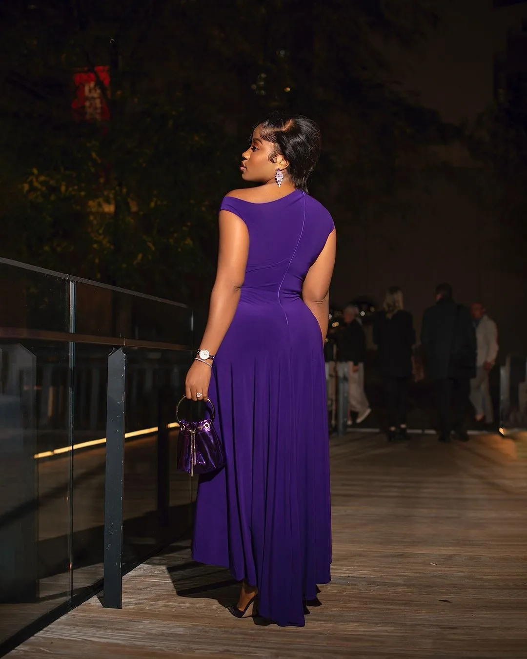 CM.YAYA Fashion Women Ruched Sleeveless High Side Split Maxi Dress Holiday Birthday Sexy Night Club Party Street Long Dresses